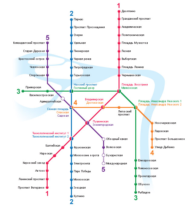 Санкт-Петербург карта города